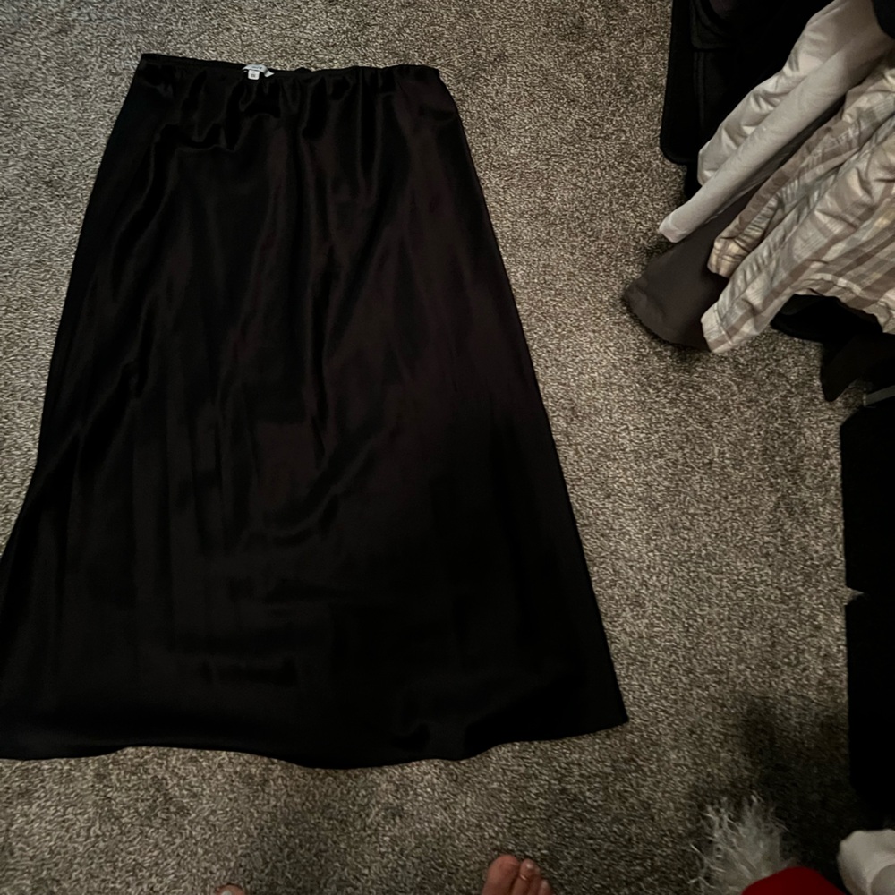 Elegant Black Skirt SILK